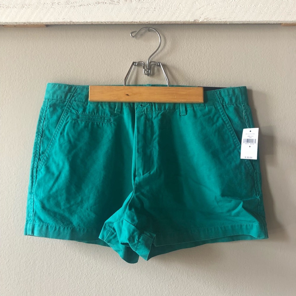 Gap, turquoise shorts never worn!!